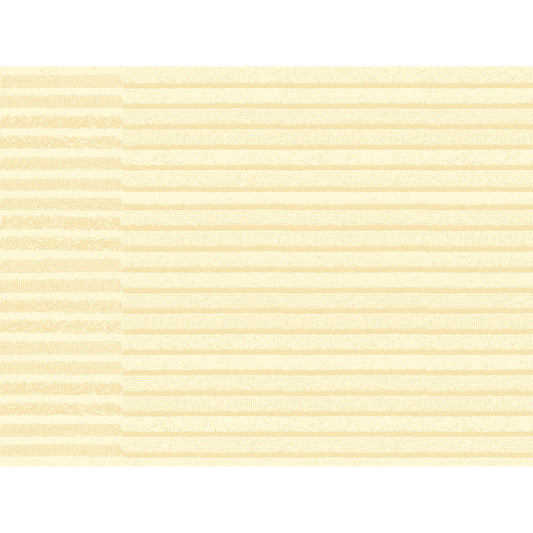 Ein digitales Bild mit horizontalen Linien in Creme und Hellgelb auf Weiß erinnert an das Aussehen der Bio-Dunicel-Sets 30x40 Tessuto creme - hochwertige Tischsets (Packung 100 Stück) der Duni GmbH, die ein sanftes, raffiniertes Ambiente ausstrahlen.