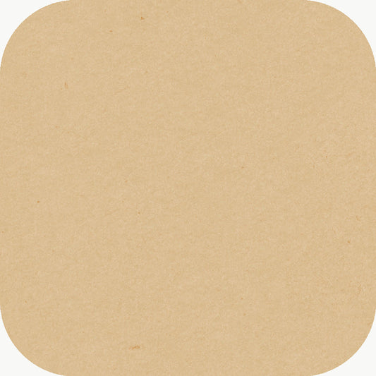 Ein naturbrauner Untersetzer (8,5 cm) der Duni GmbH, schlicht und gleichmäßig strukturiert mit abgerundeten Ecken. Geliefert in einer Packung mit 250 Stück, ist er ideal als nachhaltiger Untersetzer für verschiedene Zwecke.