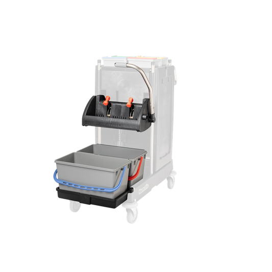 Sada plochého lisu Numatic SRK3S-VA, 2 x kbelík 22 litrů, miska na kbelík | Balení (1 kus)