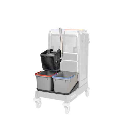 Numatic SRK 1 černý - univerzální lis, práškově lakovaný, 2 x kbelík 17 litrů a miska na 17 litrů Balení (1 kus)