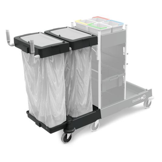 Sada rozšíření odpadní jednotky Numatic 240 litrů pro SM-4, práškově lakovaná, černá (Reflo) | Balení (1 kus)