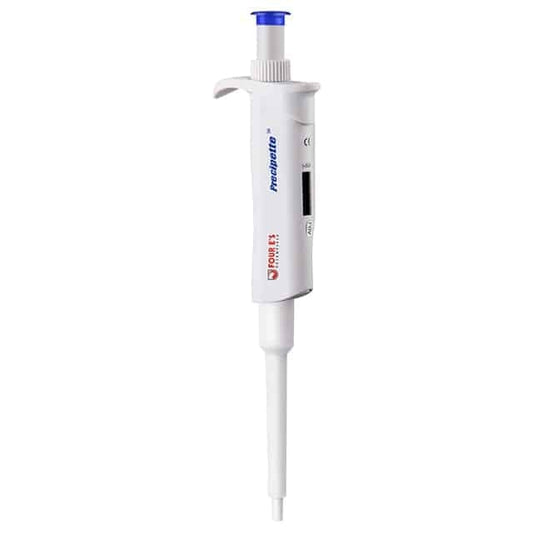 Die Altruan Mikropipette 10-100 µl / 20-200 µl ist eine weiße, verstellbare Laborpipette mit blauem Kolben, digitaler Volumenanzeige, Einwegspitze und wird in einer 200 g Maß Verpackung zur einfachen Handhabung und Lagerung geliefert.
