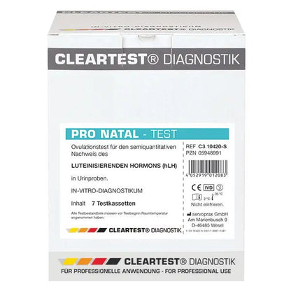 Cleartest Pro Natal, Balení: 7 kusů | Balíček (7 testů)