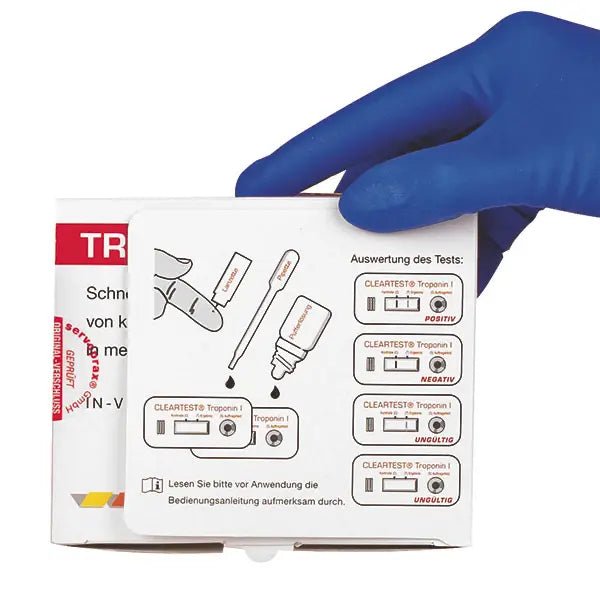 Cleartest Troponin, balení: 20 testů | Balíček (20 testů)