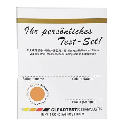 Cleartest Humanofekal, Balení: 50 testů | Balíček (50 testů)