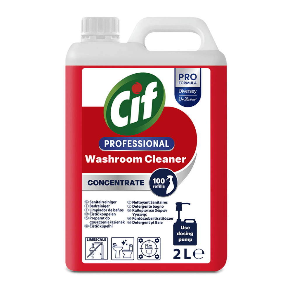Cif Professional koncentrovaný čistič koupelen | Kanystr (2 l)