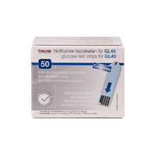 Testovací proužky pro Beurer GL 40 mg/dl, balení po 50 kusech
