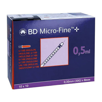 Inzulínová stříkačka Micro-Fine Plus | Balení (100 kusů)