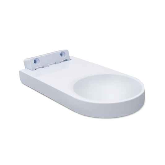 Odkapávací miska pro univerzální dávkovač REF2040 z plastu, bílá | Balení (1 kus)