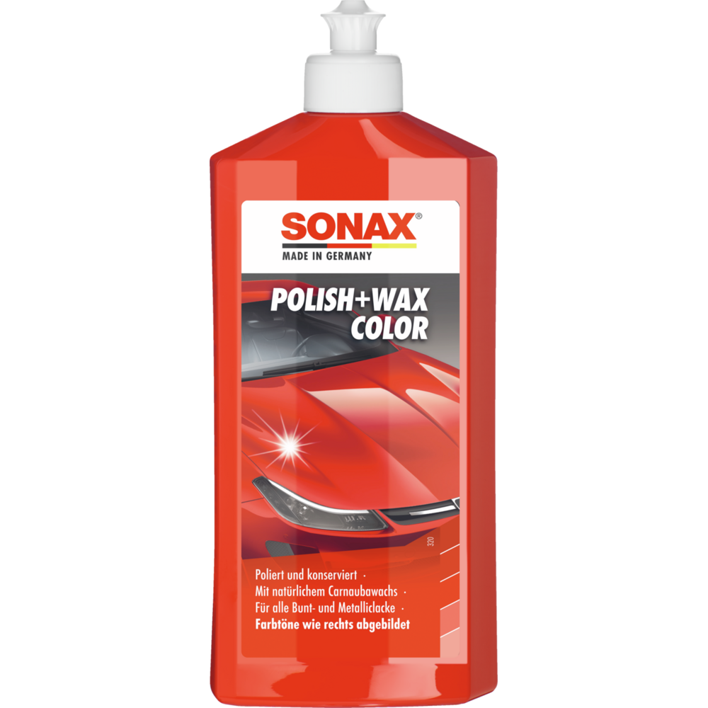 SONAX Polish+Wax Color rot