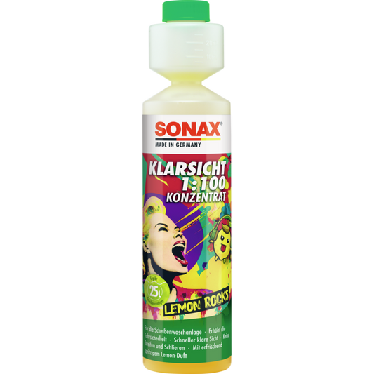 SONAX KlarSicht 1:100 Konzentrat Lemon Rocks