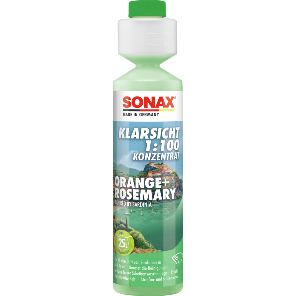 SONAX KlarSicht 1:100 Konzentrat Orange+Rosemary