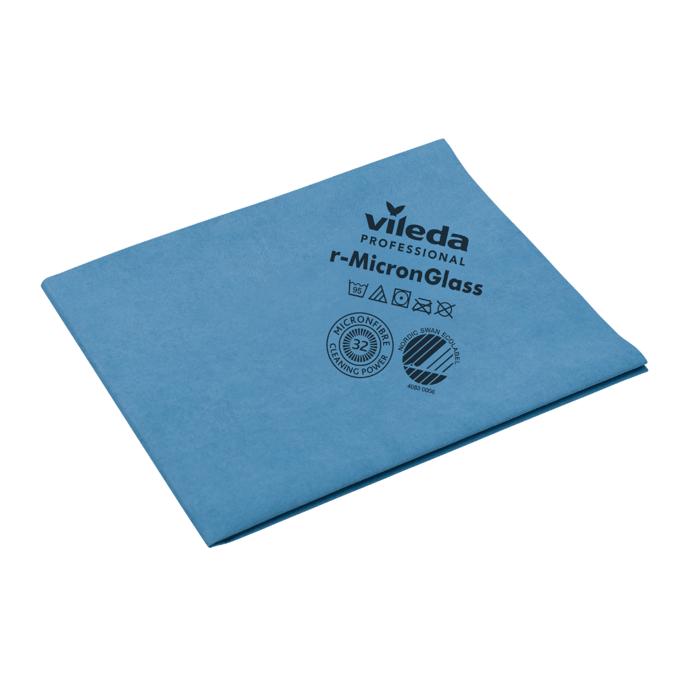 Vileda Professional R -Micronglass Glass Ručník - 50 x 40 cm | Balení (5 kusů)
