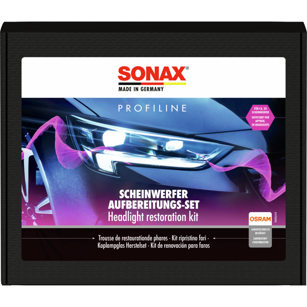 SONAX PROFILINE ScheinwerferAufbereitungsSet