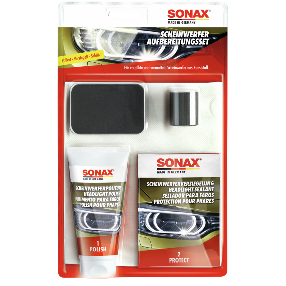 SONAX Scheinwerfer AufbereitungsSet