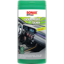 SONAX CockpitPflegeTücher Matteffect Green Lemon Box