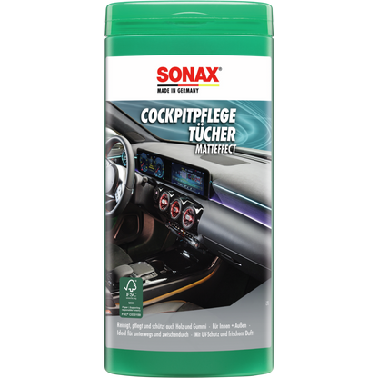 SONAX CockpitPflegeTücher Matteffect Box
