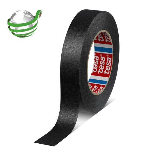 tesakrepp 4328 Premium krycí páska, černá, 50 m × 50 mm