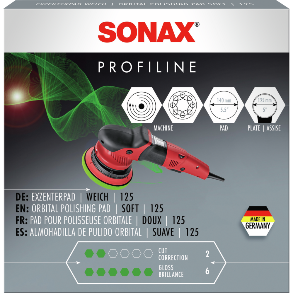 SONAX PROFILINE ExzenterPad weich 125