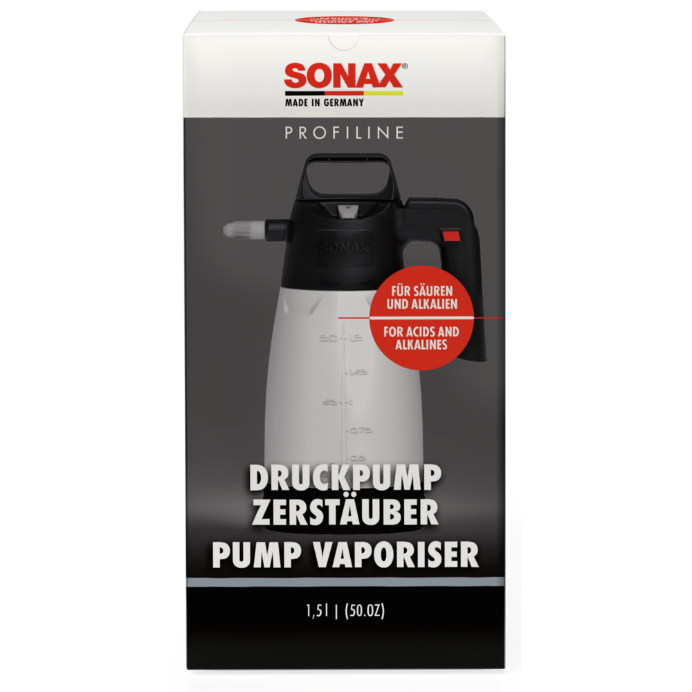 SONAX PROFILINE DruckpumpZerstäuber für Säuren+Alkalien