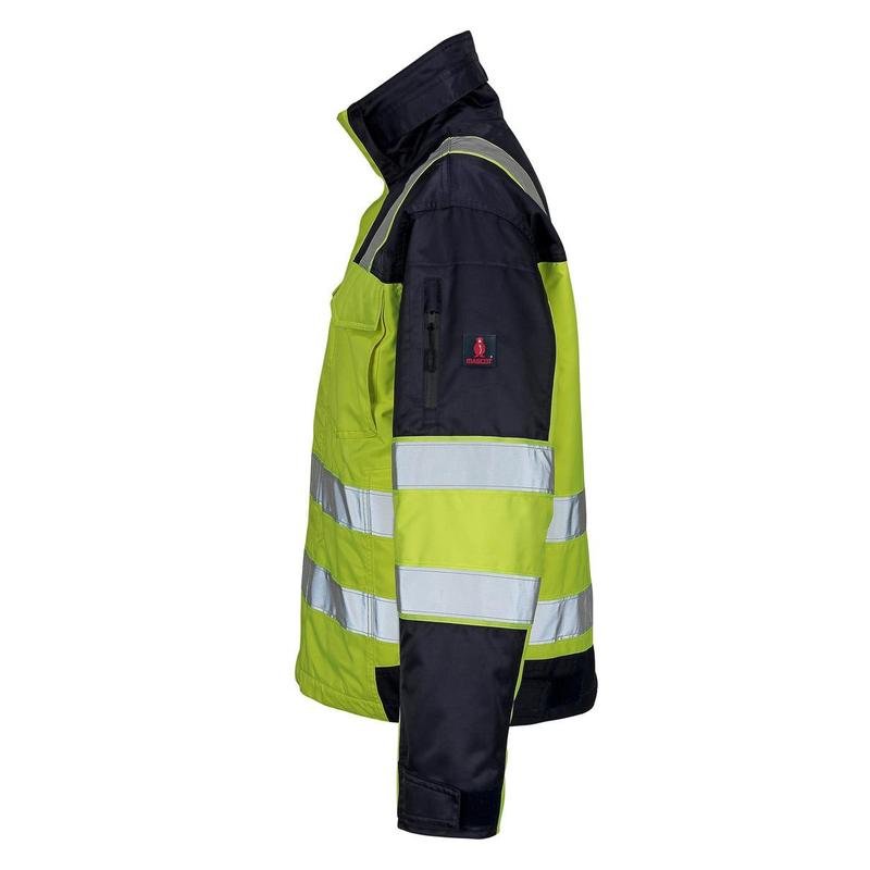 Zimní bunda MASCOT® Genova, hivis žlutá/námořnická