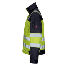 Zimní bunda MASCOT® Genova, hivis žlutá/námořnická