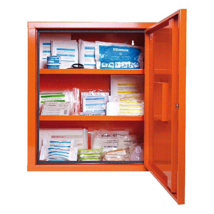 Verbandschrank EUROSAFE Industrie Norm orange