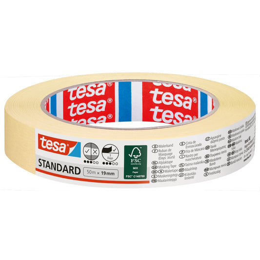Malířská páska tesa Standard 50 m × 19 mm