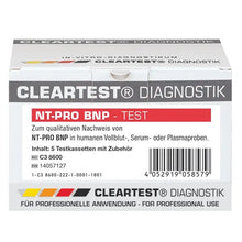 Cleartest NT-Pro BNP* Balení: 5 testů | Balíček (5 testů)