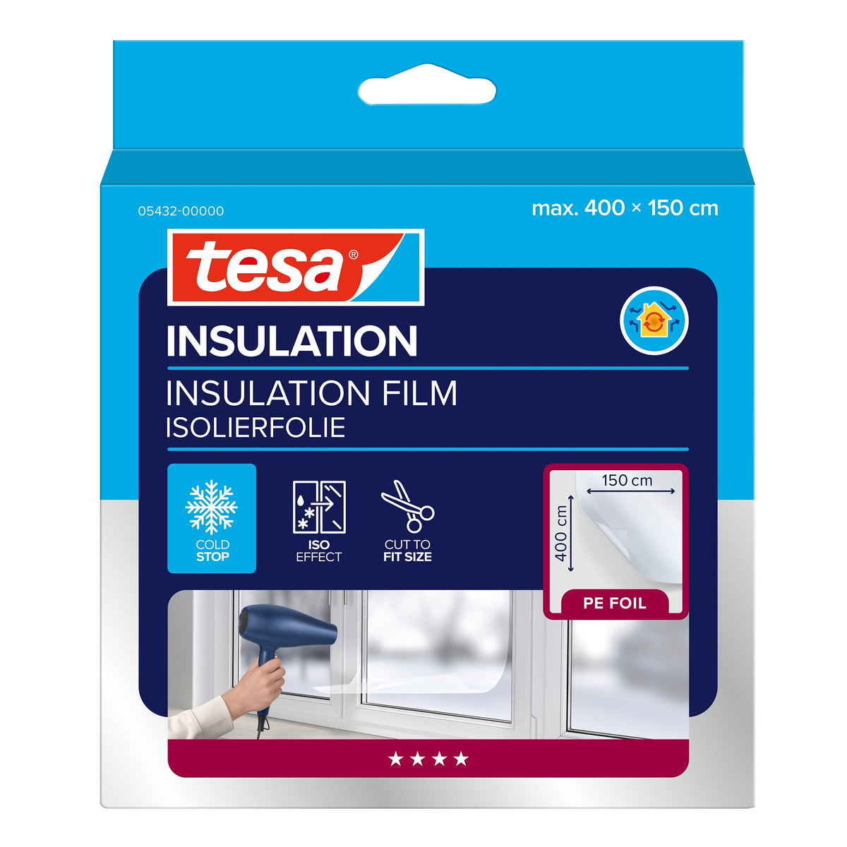 tesa INSULATION Isolierfolie 4 m x 1,5 m