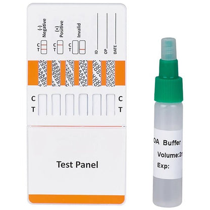 Cleartest Multi Drug utírací test 12násobná kombinace léčiv, testovací destička