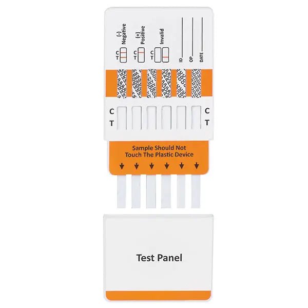 Cleartest Multi Drug utírací test 12násobná kombinace léčiv, testovací destička