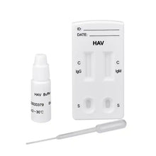 Cleartest HAV IgG/IgM Pack: 10 testů, včetně příslušenství | Balíček (10 testů)