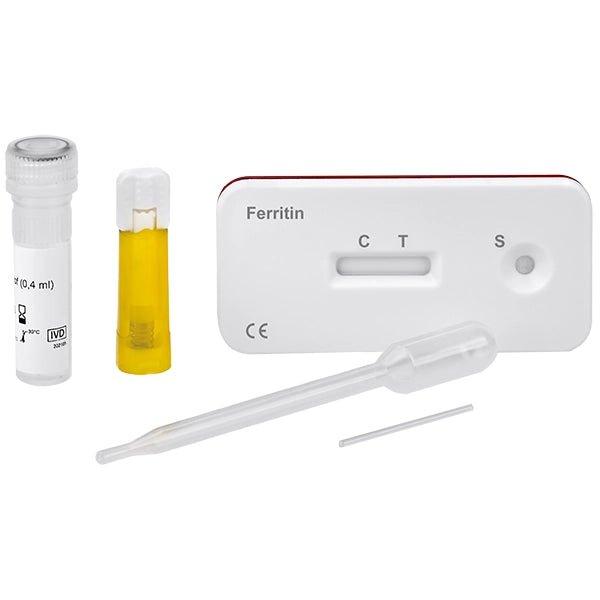 Cleartest Ferritin Pack: 10 testovacích kazet | Balíček (10 testů)