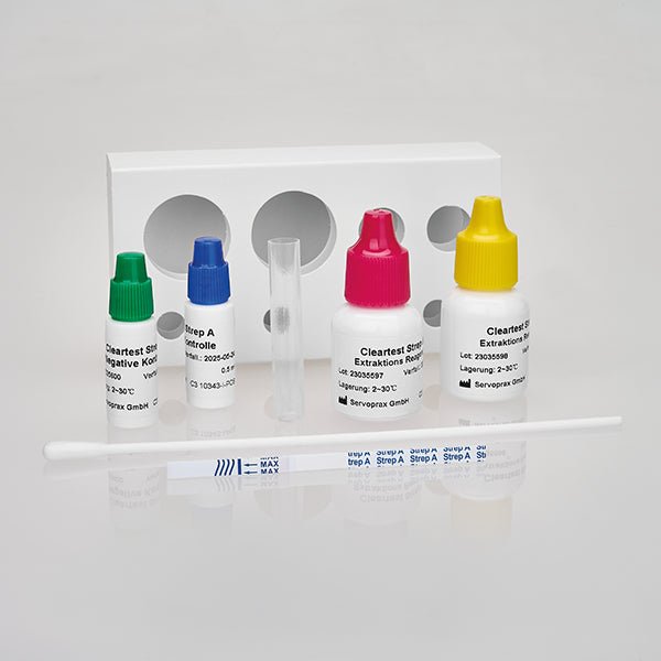 Cleartest light Strep-A, balení testovacích proužků: 10 testů | Balíček (10 testů)