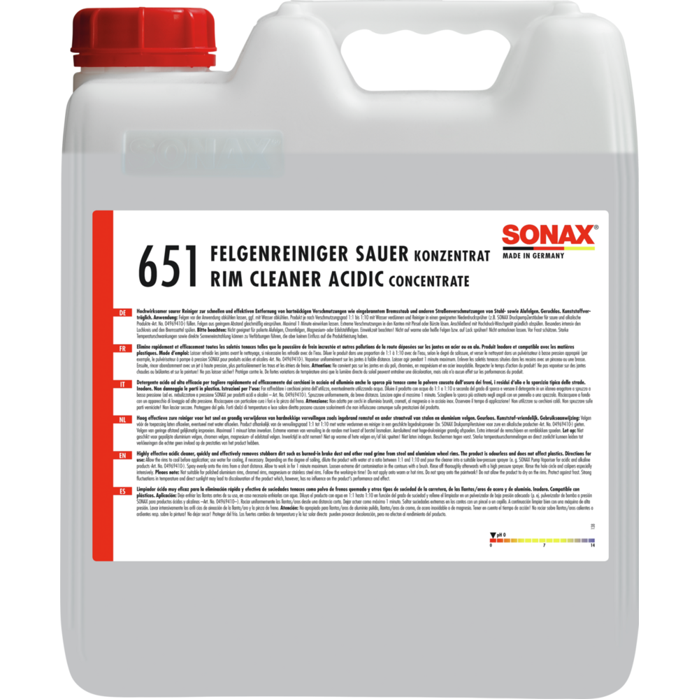 SONAX FelgenReiniger sauer Konzentrat