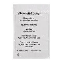 Netkané utěrky 200 x 300 mm, balení po 5 kusech