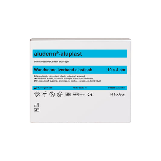 aluderm®-aluplast elastický – v úsecích 1 m × 4 cm