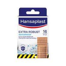 Hansaplast EXTRA ROBUST náplasti 2,6 x 7,6 cm, balení po 16 kusech