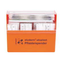 Dávkovač náplastí aluderm®-aluplast, naplněný