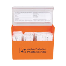 Dávkovač náplastí aluderm®-aluplast, naplněný