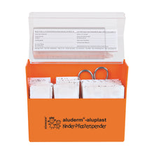 Dávkovač náplastí pro děti aluderm®-aluplast, naplněný