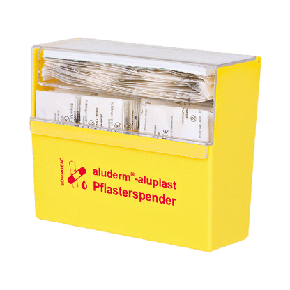 Pflasterspender gelb aluderm®-aluplast gefüllt