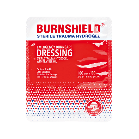 Sterilní hydrogelový pěnový obvaz Burnshield, 10 × 10 cm