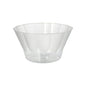 Starpak 10 misk na zmrzlinu a dezerty kulaté 400 ml, Ø 12 cm, 7 cm průhledné plastové misky (10 kusů) mají mírně rozšířené boky a ploché dno, ideální pro dezerty, zobrazené na jednoduchém bílém pozadí.