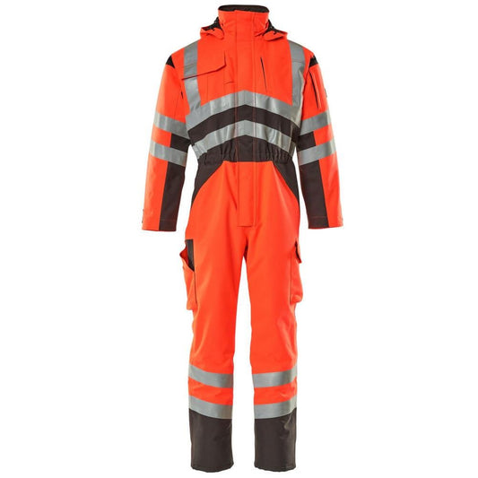 Zimní kombinace MASCOT® Safara, hi-vis červená/tmavě antracitová