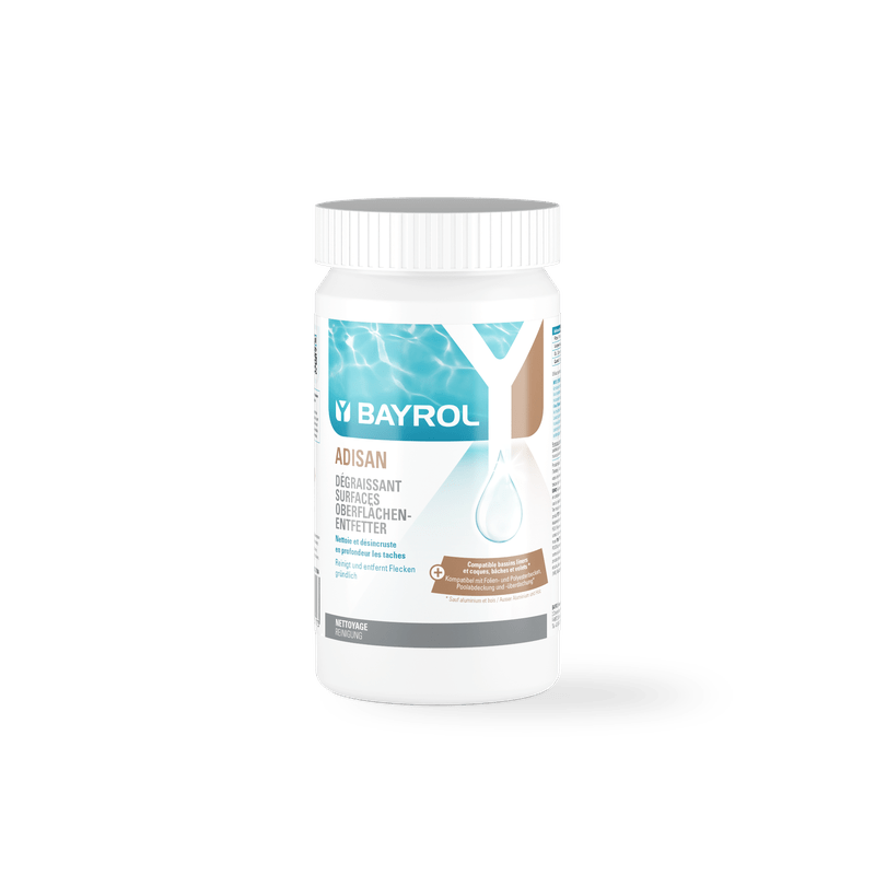 BAYROL Adisan čistič okrajů 1 kg Vysoce účinný granulát pro čištění bazénů