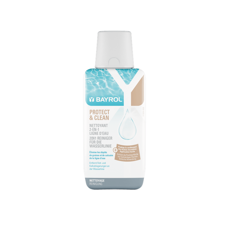 BAYROL Protect & Clean 350 ml vodní linka během sezóny zcela bez kyseliny chlorovodíkové