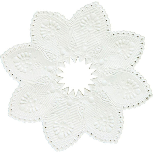 Die Kerzenmanschetten, weiß, 5x100 mm von Duni GmbH (Packung mit 100 Stück), sind ideal als elegantes Kerzenzubehör oder für die Kerzenverpackung und verschönern stilvoll jede Tischdekoration.