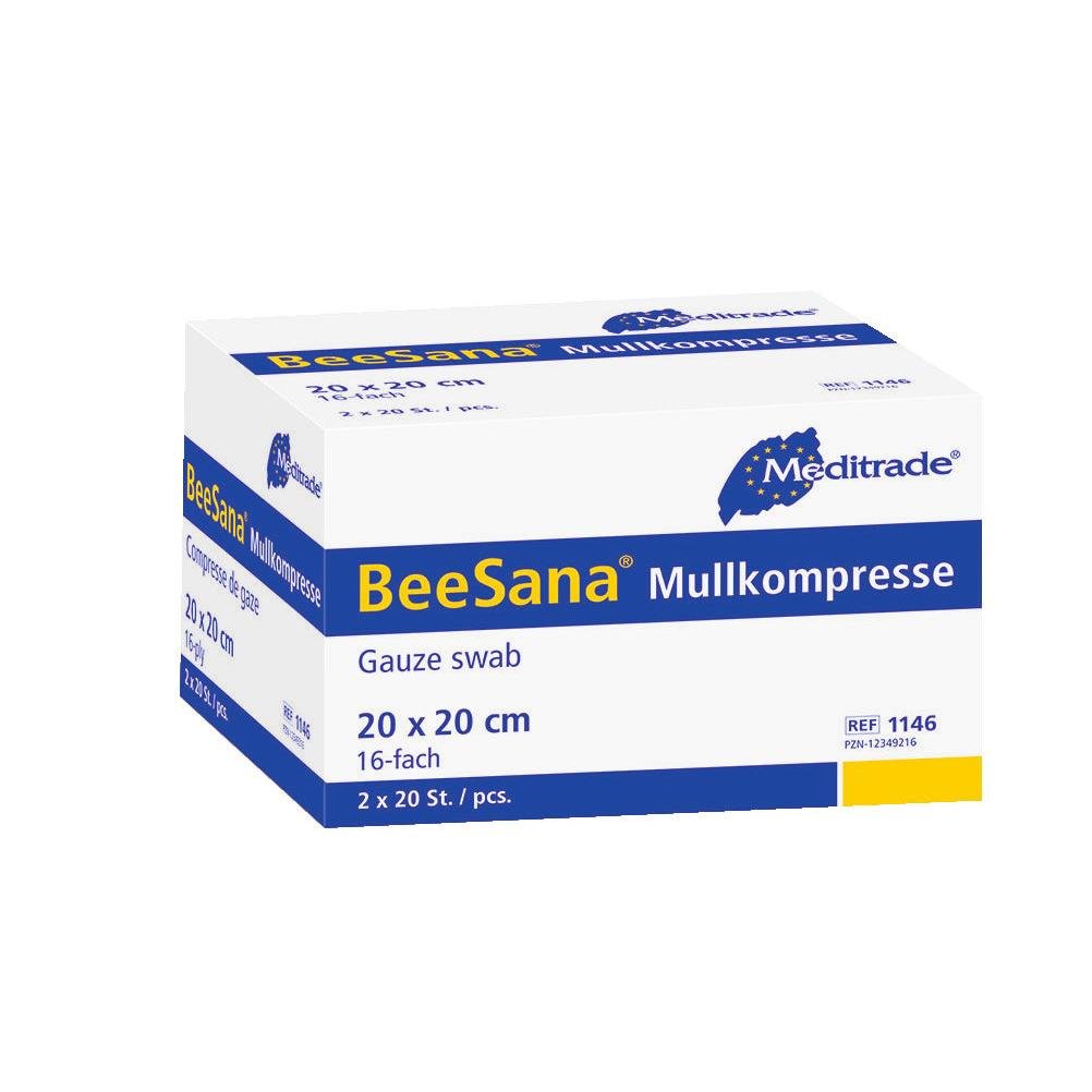 Gázový obklad BeeSana®, bez RöKo, sterilní